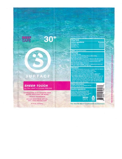 Surface Sun Sheer Touch SPF 30 Sunscreen - Surface Sun Sheer Touch SPF 30 Spray